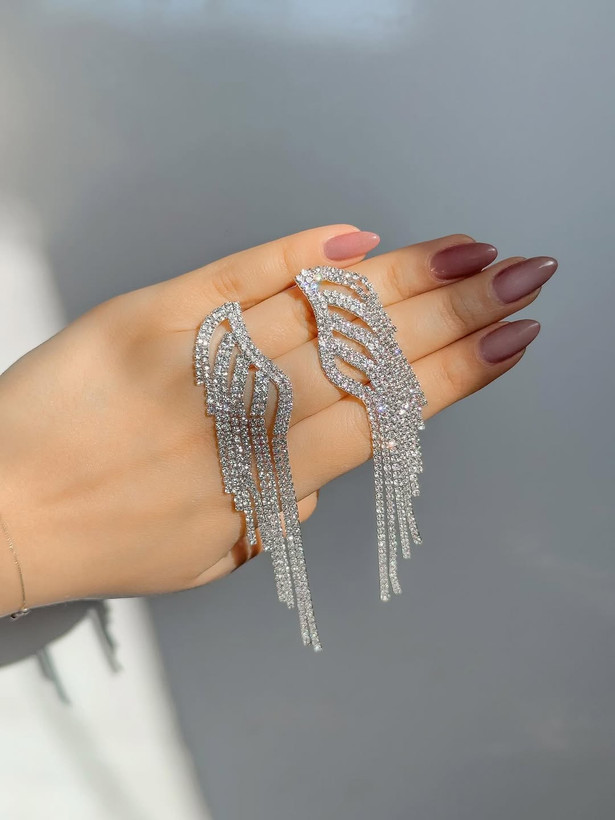 گوشواره جواهر آبشاری