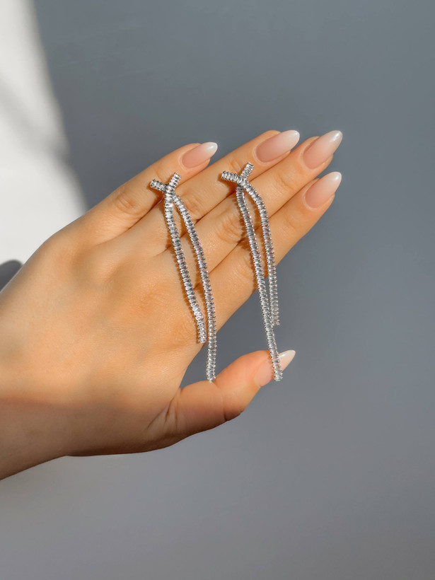 گوشواره تنیسی ضربدری