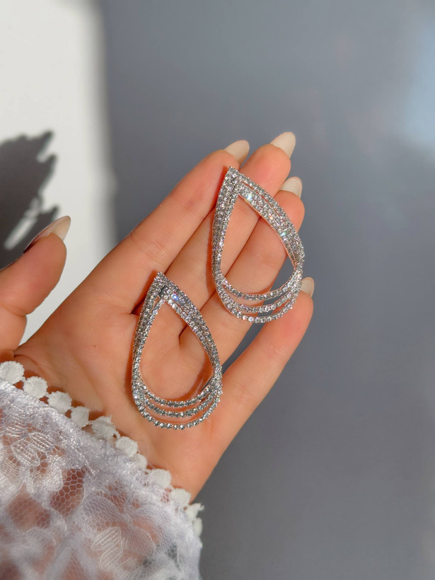 گوشواره ۳بعدی اشک