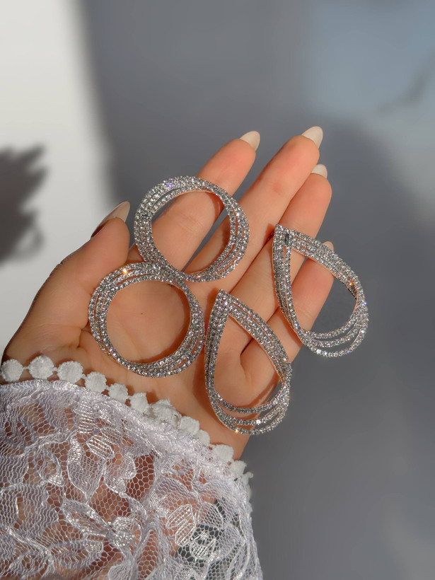 گوشواره ۳بعدی دایره