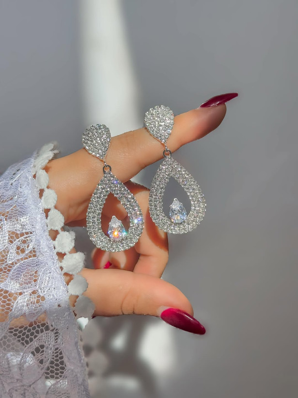 گوشواره اشک الماسی